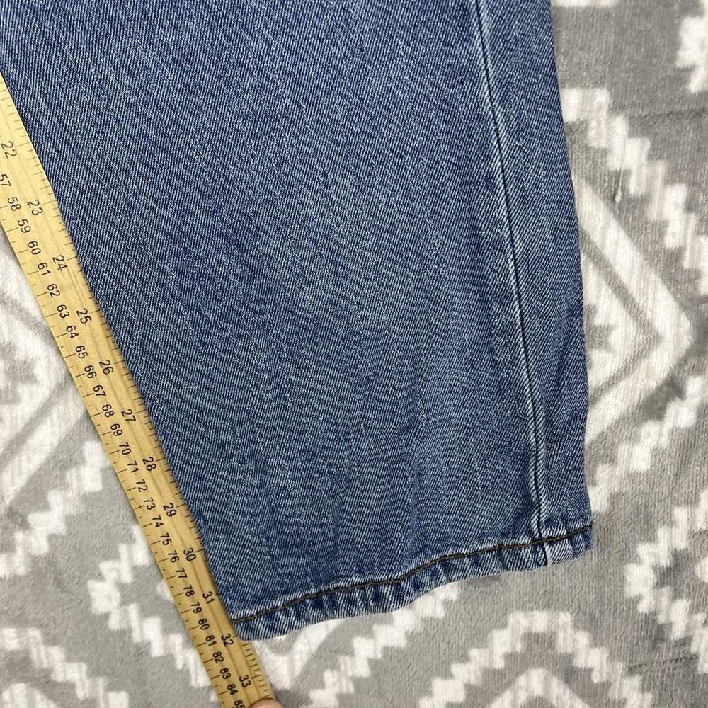 Vintage Levis 550 Jeans Mens 32x32 Light Y2K Blue Denim Relaxed Tapered Zip Fly - Picture 8 of 10